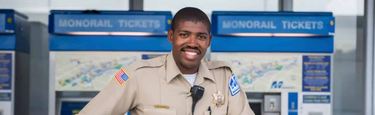 Las Vegas Monorail security guard