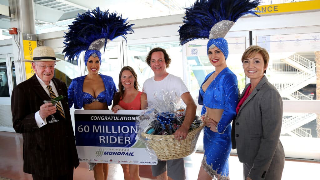 Lv Monorail'S 60 Millionth Rider