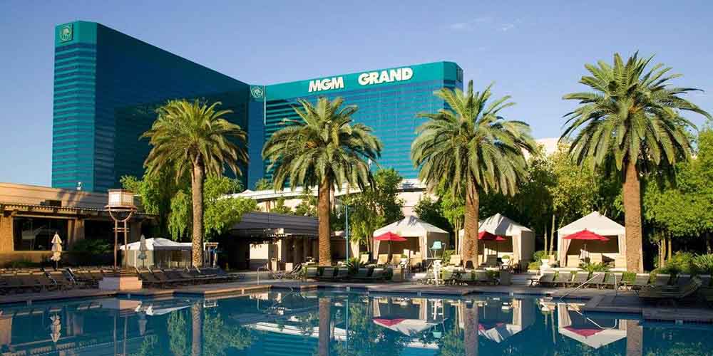 MGM Grand Pool monorail