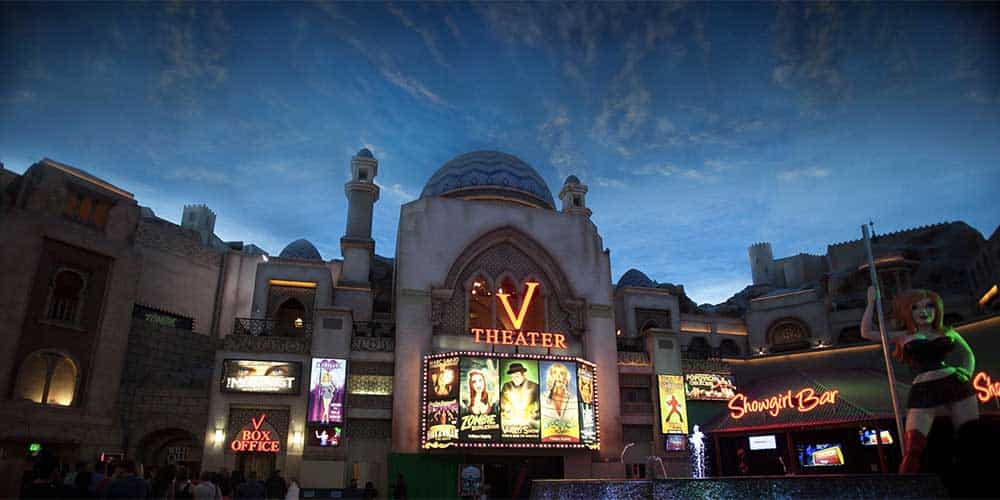V theater at Planet Hollywood