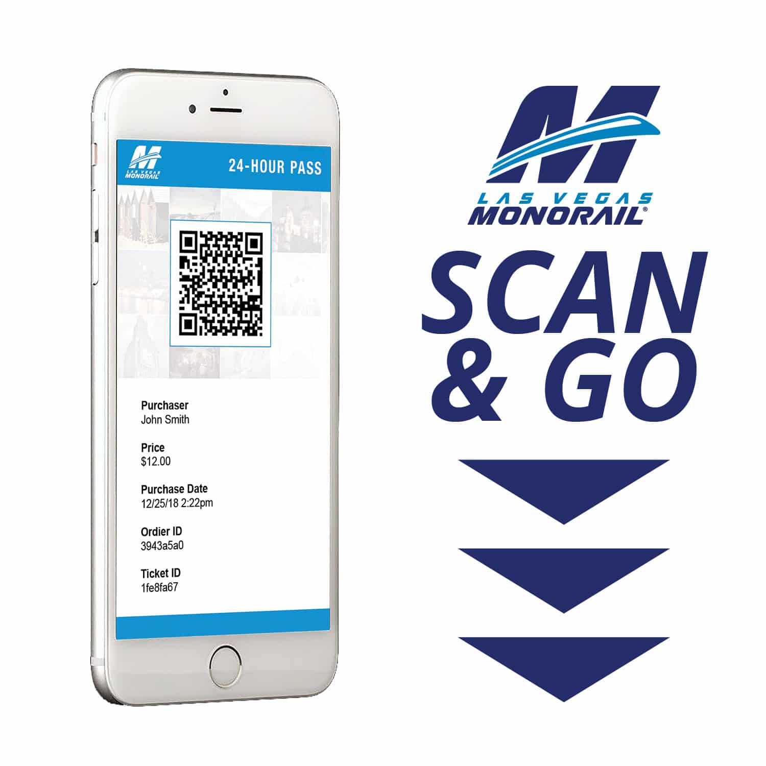 scan and go las vegas monorail mobile ticketing