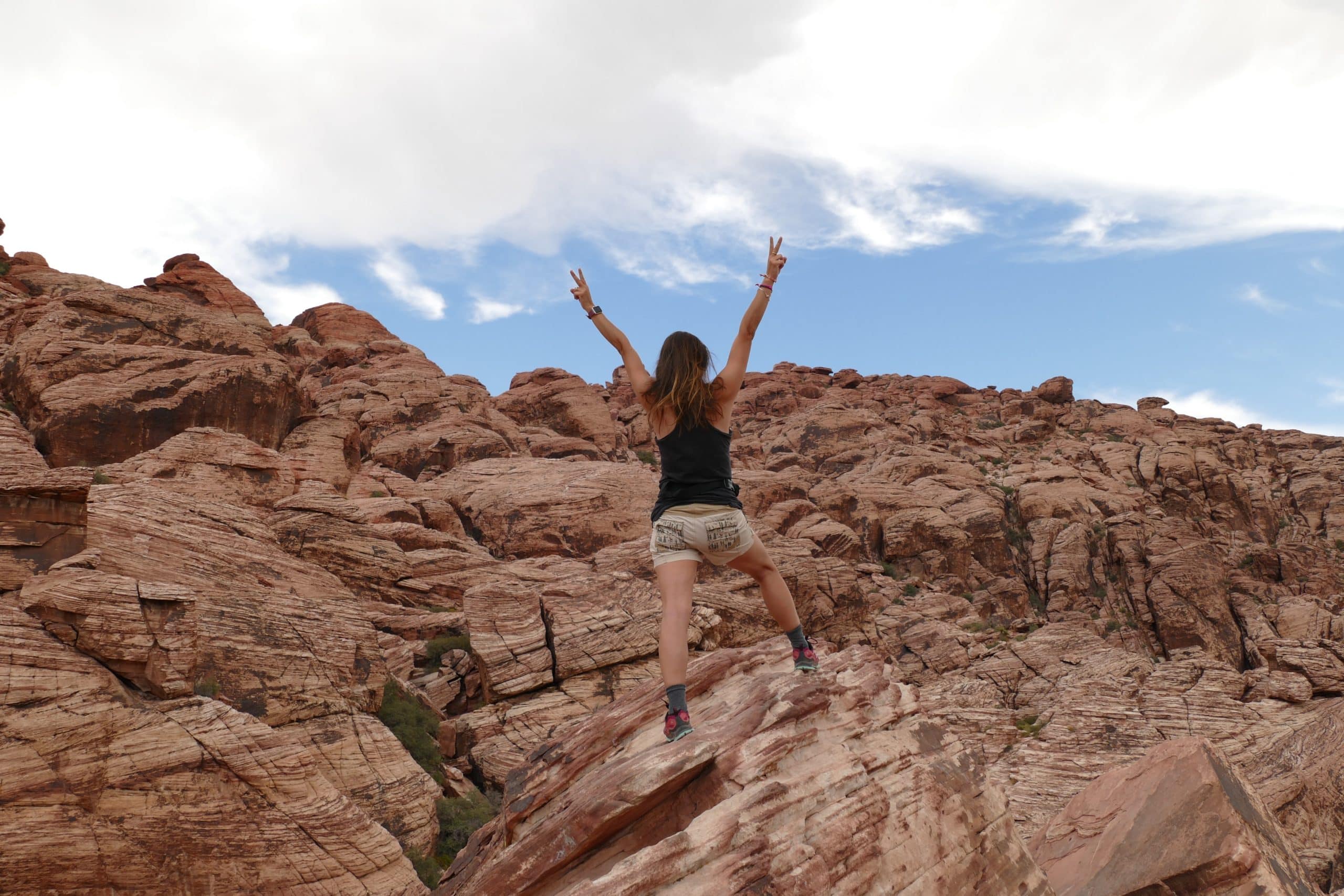 Woman at Red Rock Canyon