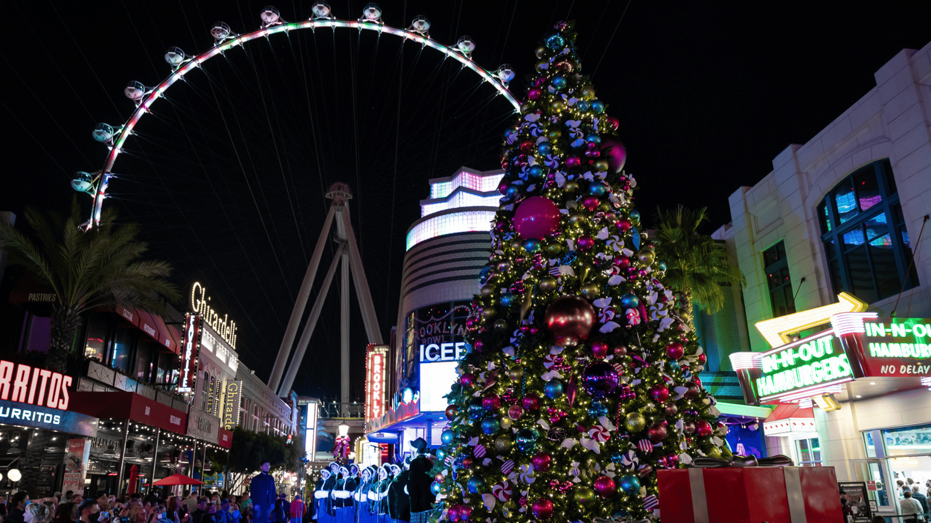 Holiday Lights at The LINQ Las Vegas