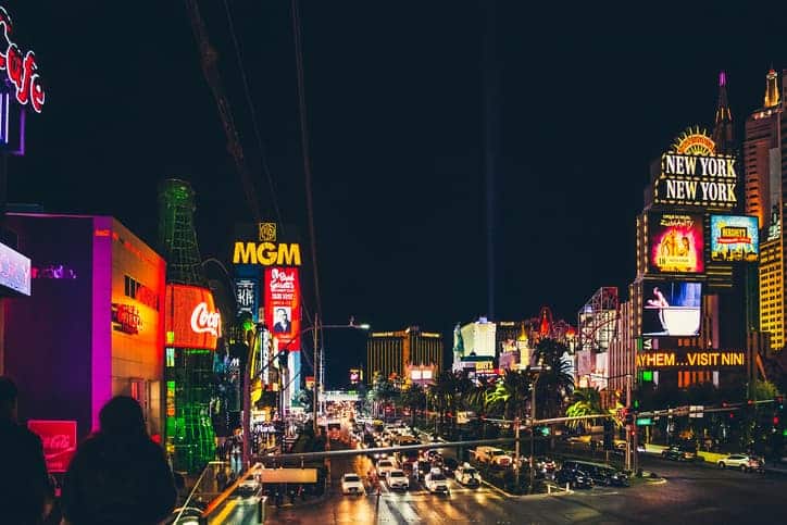 Las Vegas Strip at night