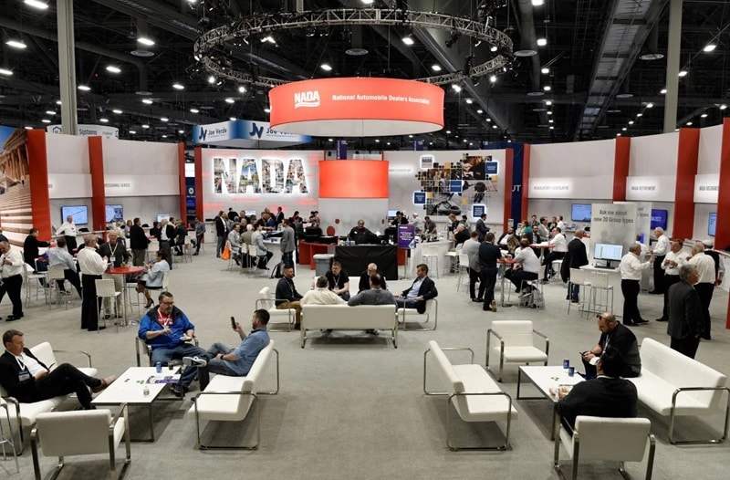 Attendees at the NADA Show in Las Vegas.