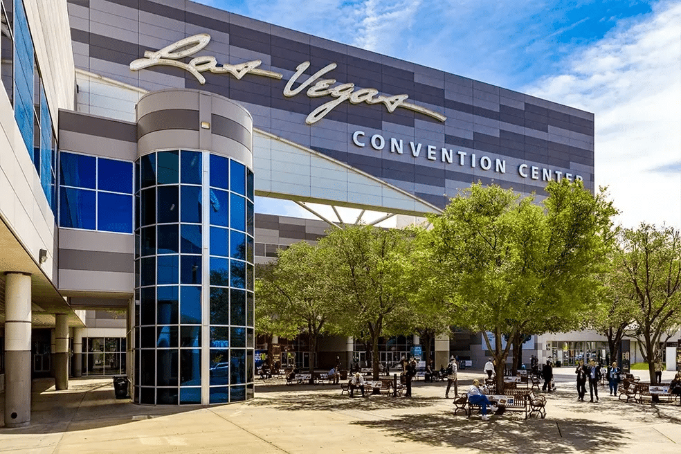 The Las Vegas Convention Center. 