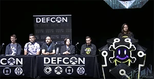 A Panel Of Speakers At Defcon.