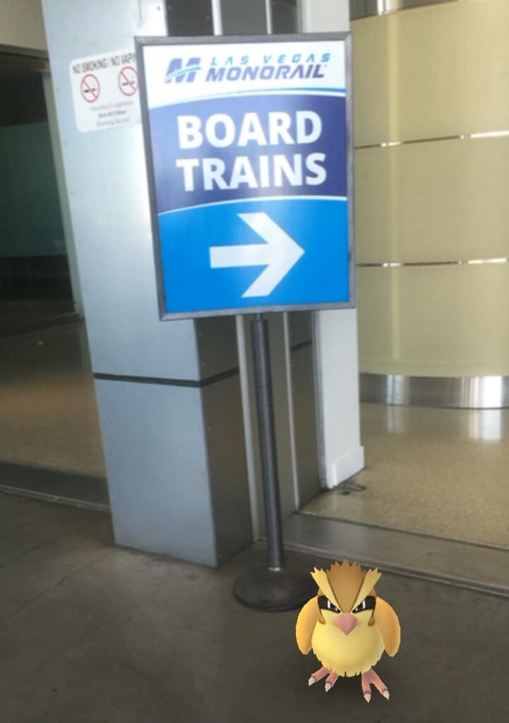 Pokémon Boards Las Vegas Monorail