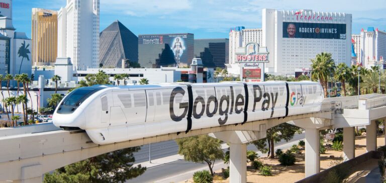 google pay las vegas monorail train