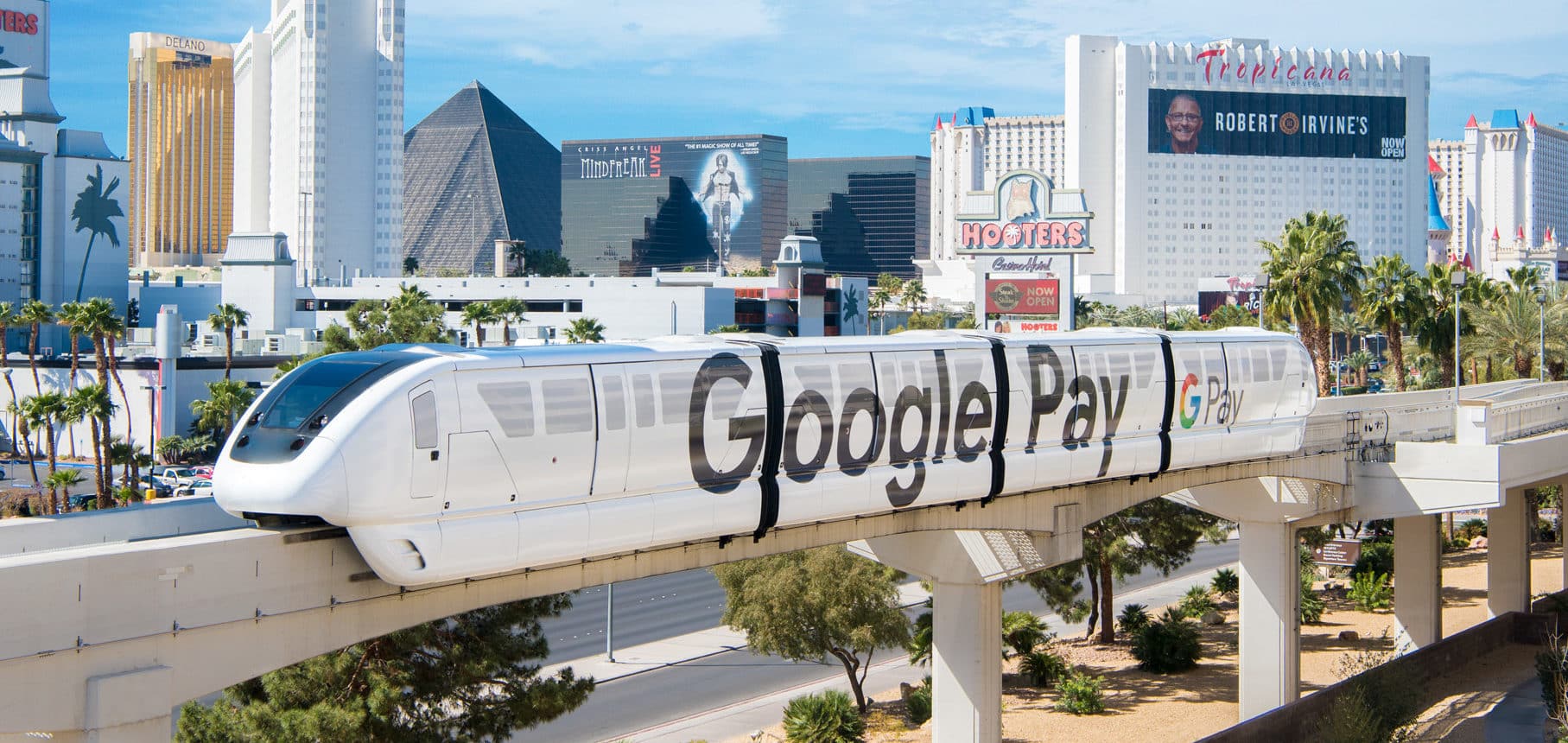 google pay las vegas monorail train