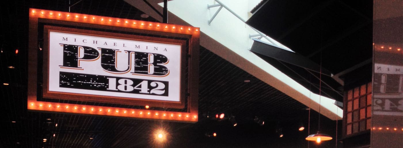 Michael mina pub sign