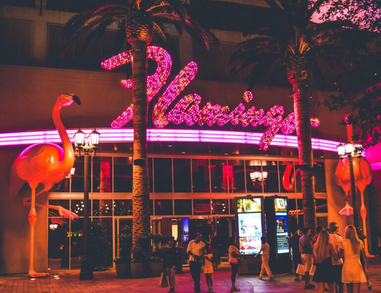 Flamingo Las Vegas at night