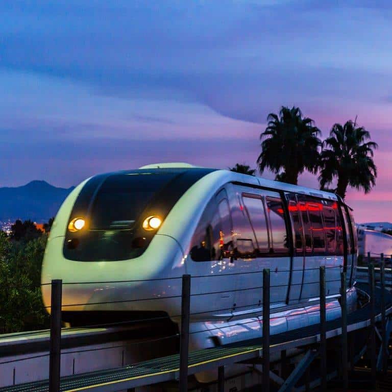 evening LV Monorail