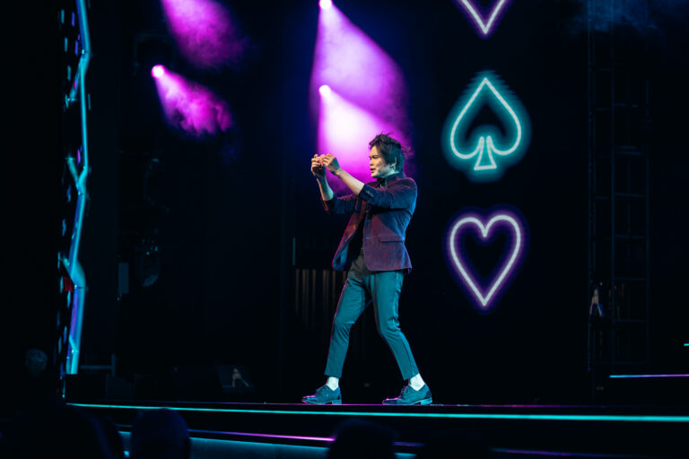 Shin Lim performing magic